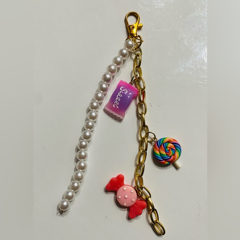 Candy Pearl Charm Bag Charm/Keychain